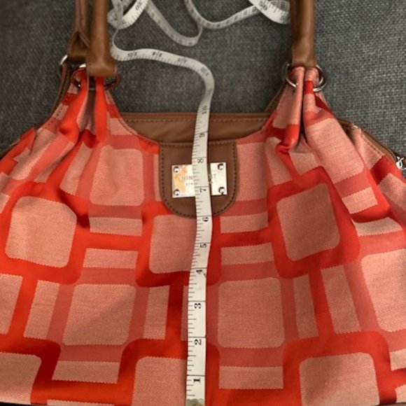 Nine West Orange/Brown Shoulder Purse/Bag - Picture 9 of 10